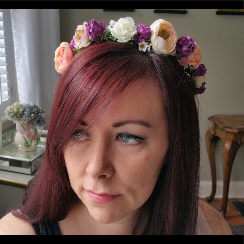 🌸Boho Floral hair Crown Prom, Wedding NWOT
